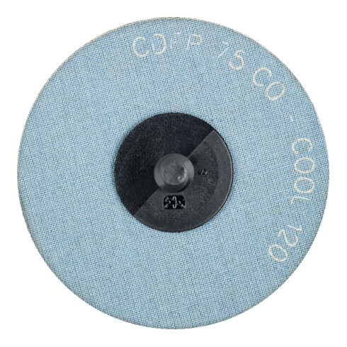 PFERD TOOLS COMBIDISC Keramikkorn Mini-Fiberscheibe CDFR Ø 75 mm CO-COOL120 für Stahl und Edelstahl