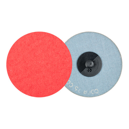 PFERD TOOLS COMBIDISC Keramikkorn Mini-Fiberscheibe CDFR Ø 75 mm CO-COOL36 für Stahl und Edelstahl