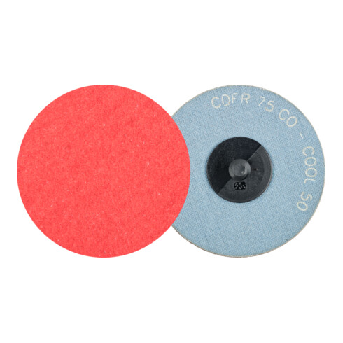 PFERD TOOLS COMBIDISC Keramikkorn Mini-Fiberscheibe CDFR Ø 75 mm CO-COOL50 für Stahl und Edelstahl