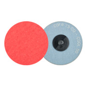 PFERD TOOLS COMBIDISC Keramikkorn Mini-Fiberscheibe CDFR Ø 75 mm CO-COOL50 für Stahl und Edelstahl
