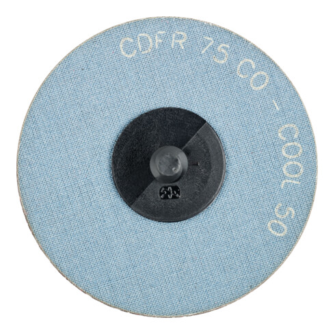 PFERD TOOLS COMBIDISC Keramikkorn Mini-Fiberscheibe CDFR Ø 75 mm CO-COOL50 für Stahl und Edelstahl
