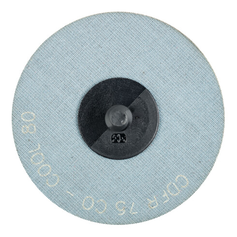 PFERD TOOLS COMBIDISC Keramikkorn Mini-Fiberscheibe CDFR Ø 75 mm CO-COOL80 für Stahl und Edelstahl