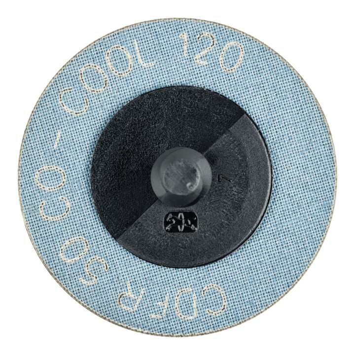 PFERD TOOLS COMBIDISC Keramikkorn Mini-Fiberscheibe CDFR Ø 50mm CO-COOL120 für Stahl und Edelstahl