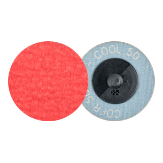 PFERD TOOLS COMBIDISC Keramikkorn Mini-Fiberscheibe CDFR Ø 50mm CO-COOL50 für Stahl und Edelstahl