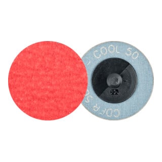 PFERD TOOLS COMBIDISC Keramikkorn Mini-Fiberscheibe CDFR Ø 50mm CO-COOL50 für Stahl und Edelstahl