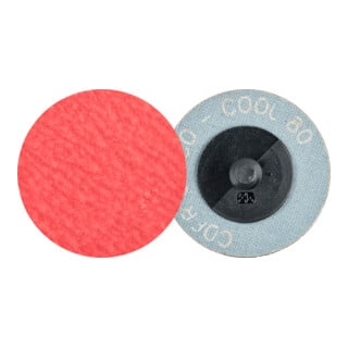 PFERD TOOLS COMBIDISC Keramikkorn Mini-Fiberscheibe CDFR Ø 50mm CO-COOL80 für Stahl und Edelstahl