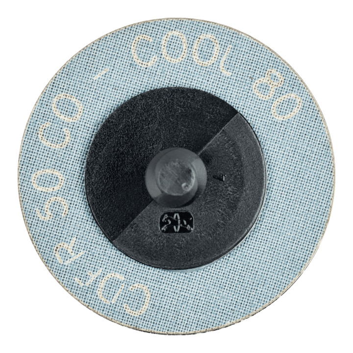PFERD TOOLS COMBIDISC Keramikkorn Mini-Fiberscheibe CDFR Ø 50mm CO-COOL80 für Stahl und Edelstahl