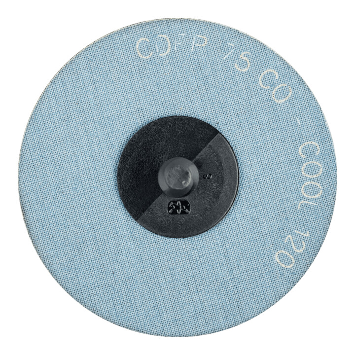 PFERD TOOLS COMBIDISC Keramikkorn Mini-Fiberscheibe CDFR Ø 75 mm CO-COOL120 für Stahl und Edelstahl