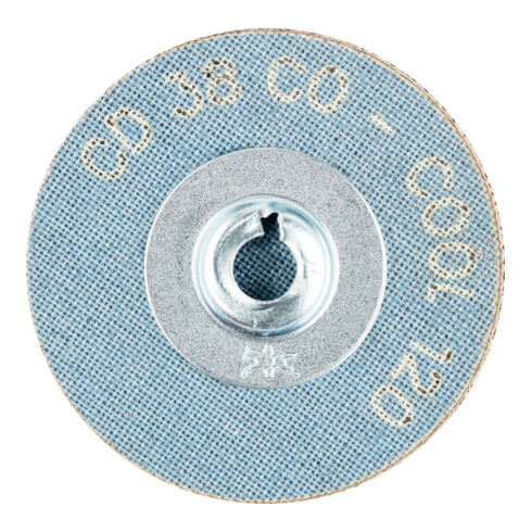 PFERD TOOLS COMBIDISC Keramikkorn Schleifblatt CD Ø 38 mm CO-COOL120 für Stahl und Edelstahl