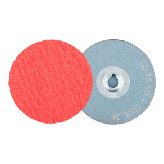 PFERD TOOLS COMBIDISC Keramikkorn Schleifblatt CD Ø 75 mm CO-COOL36 für Stahl und Edelstahl