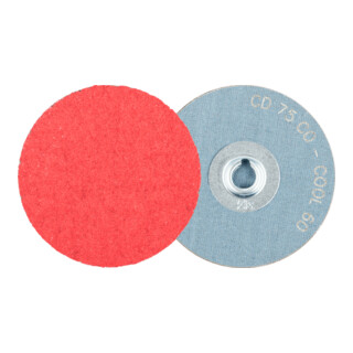 PFERD TOOLS COMBIDISC Keramikkorn Schleifblatt CD Ø 75 mm CO-COOL60 für Stahl und Edelstahl