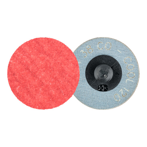 PFERD TOOLS COMBIDISC Keramikkorn Schleifblatt CDR Ø 38 mm CO-COOL120 für Stahl und Edelstahl