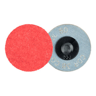 PFERD TOOLS COMBIDISC Keramikkorn Schleifblatt CDR Ø 38 mm CO-COOL80 für Stahl und Edelstahl