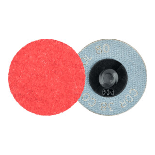 PFERD TOOLS COMBIDISC Keramikkorn Schleifblatt CDR Ø 38 mm CO-COOL80 für Stahl und Edelstahl