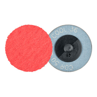 PFERD TOOLS COMBIDISC Keramikkorn Schleifblatt CDR Ø 50mm CO-COOL36 für Stahl und Edelstahl