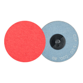 PFERD TOOLS COMBIDISC Keramikkorn Schleifblatt CDR Ø 75 mm CO-COOL80 für Stahl und Edelstahl