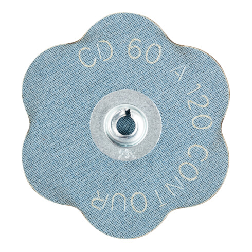 PFERD TOOLS COMBIDISC Korund Schleifblatt CD Ø 60mm A120 CONTOUR für Konturen