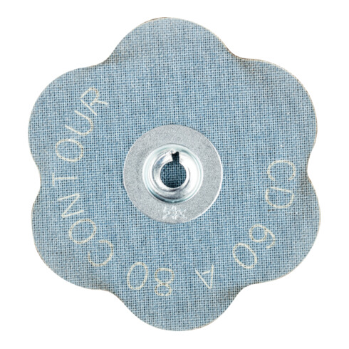 PFERD TOOLS COMBIDISC Korund Schleifblatt CD Ø 60mm A80 CONTOUR für Konturen