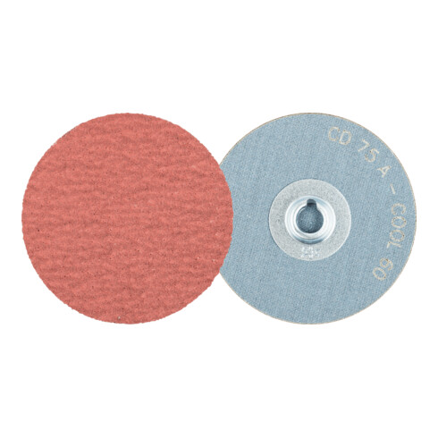 PFERD TOOLS COMBIDISC Korund Schleifblatt CD Ø 75 mm A60 COOL für Edelstahl
