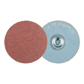 PFERD TOOLS COMBIDISC Korund Schleifblatt CD Ø 75 mm A60 PLUS für robuste Anwendung