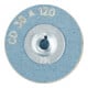 PFERD TOOLS COMBIDISC Korund Schleifblatt CD Ø 38 mm A120 für universelle Anwendungen