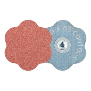 PFERD TOOLS COMBIDISC Korund Schleifblatt CD Ø 60mm A60 CONTOUR für Konturen