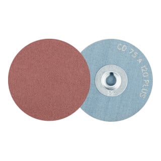 PFERD TOOLS COMBIDISC Korund Schleifblatt CD Ø 75 mm A120 PLUS für robuste Anwendung