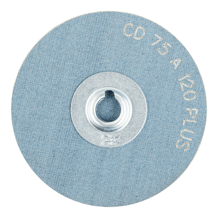 PFERD TOOLS COMBIDISC Korund Schleifblatt CD Ø 75 mm A120 PLUS für robuste Anwendung