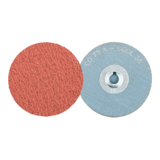 PFERD TOOLS COMBIDISC Korund Schleifblatt CD Ø 75 mm A36 COOL für Edelstahl