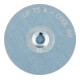 PFERD TOOLS COMBIDISC Korund Schleifblatt CD Ø 75 mm A80 COOL für Edelstahl