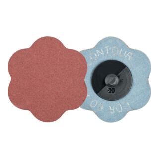 PFERD TOOLS COMBIDISC Korund Schleifblatt CDR Ø 60mm A180 CONTOUR für Konturen