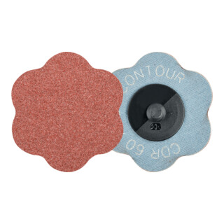 PFERD TOOLS COMBIDISC Korund Schleifblatt CDR Ø 60mm A60 CONTOUR für Konturen