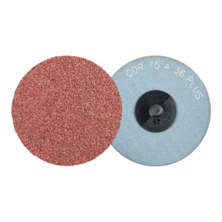 PFERD TOOLS COMBIDISC Korund Schleifblatt CDR Ø 75 mm A36 PLUS für robuste Anwendung