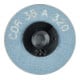 PFERD TOOLS COMBIDISC Korund Schleifblatt CDR Ø 38 mm A320 für universelle Anwendungen