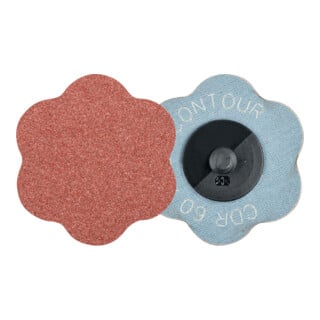 PFERD TOOLS COMBIDISC Korund Schleifblatt CDR Ø 60mm A60 CONTOUR für Konturen
