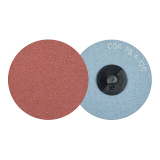 PFERD TOOLS COMBIDISC Korund Schleifblatt CDR Ø 75 mm A120 für universelle Anwendungen