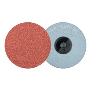 PFERD TOOLS COMBIDISC Korund Schleifblatt CDR Ø 75 mm A60 COOL für Edelstahl