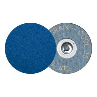 PFERD TOOLS COMBIDISC Mini-Fiberscheibe CDF Ø 75 mm VICTOGRAIN-COOL36 Stahl und Edelstahl