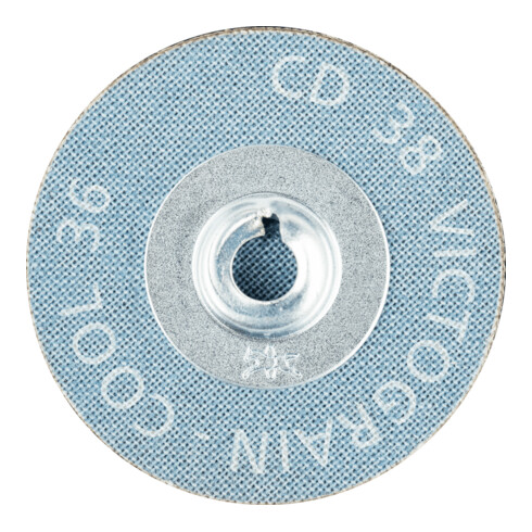 PFERD TOOLS COMBIDISC Schleifblatt CD Ø 38 mm VICTOGRAIN-COOL36 für Stahl und Edelstahl