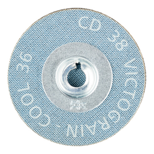 PFERD TOOLS COMBIDISC Schleifblatt CD Ø 38 mm VICTOGRAIN-COOL36 für Stahl und Edelstahl