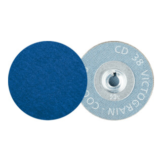 PFERD TOOLS COMBIDISC Schleifblatt CD Ø 38 mm VICTOGRAIN-COOL36 für Stahl und Edelstahl