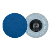 PFERD TOOLS COMBIDISC Schleifblatt CDR Ø 38 mm VICTOGRAIN-COOL36 für Stahl und Edelstahl