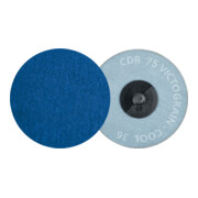 PFERD TOOLS COMBIDISC Schleifblatt CDR Ø 75 mm VICTOGRAIN-COOL36 für Stahl und Edelstahl
