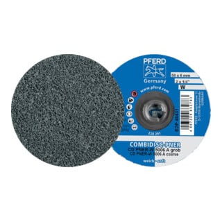PFERD TOOLS COMBIDISC verpresste Vliesronde CC PNER Ø 50mm Weich A Grob für Finish
