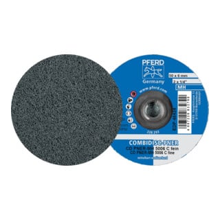 PFERD TOOLS COMBIDISC verpresste Vliesronde CD PNER Ø 50mm Mittehart SIC Fein für Finish