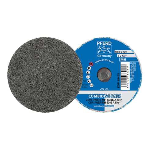 PFERD TOOLS COMBIDISC verpresste Vliesronde CDR PNER Ø 50mm Mittelhart A Fein für Finish