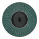 PFERD TOOLS COMBIDISC Zirkon Mini-POLIFAN CDR Ø 75 mm Z60 für gehärteten Stahl