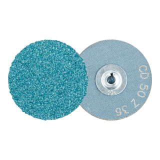 PFERD TOOLS COMBIDISC Zirkon Schleifblatt CD Ø 50mm Z36 für gehärteten Stahl