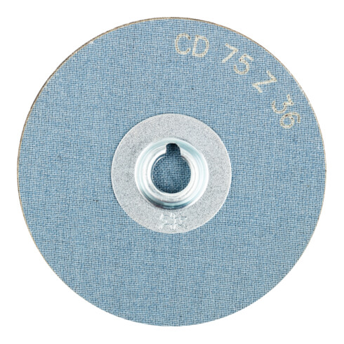 PFERD TOOLS COMBIDISC Zirkon Schleifblatt CD Ø 75 mm Z36 für gehärteten Stahl