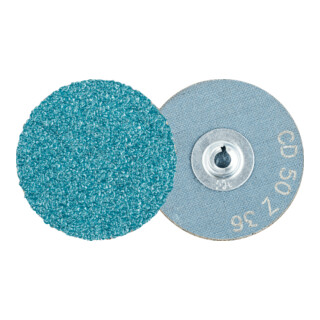 PFERD TOOLS COMBIDISC Zirkon Schleifblatt CD Ø 50mm Z36 für gehärteten Stahl